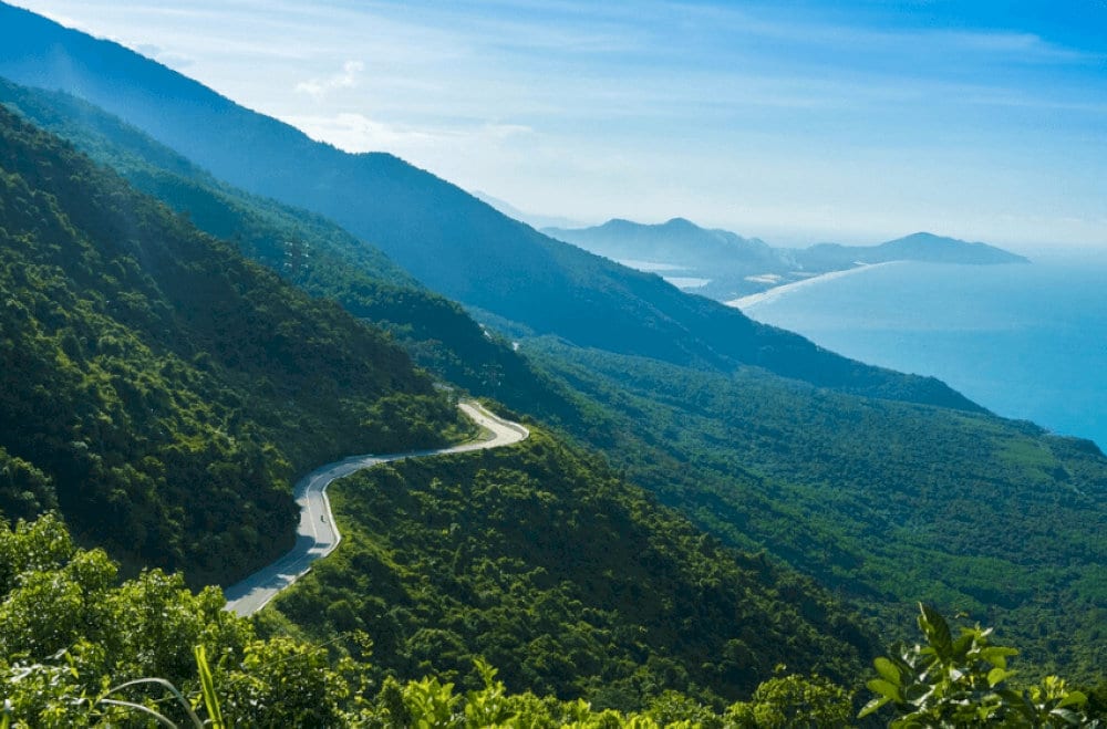 Hai Van Pass is one of Vietnam’s most scenic coastal roads, famous for its thrilling curves and panoramic ocean views